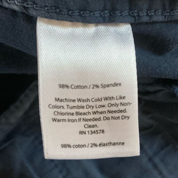 VINEYARD VINES Women’s Chino 3” Shorts Navy Blue Size 14 - Picture 9 of 12